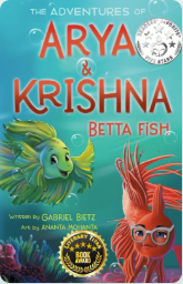 The Adventures of Arya and Krishna Betta Fish book cover