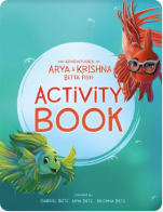 Arya and Krishna Activity Book cover