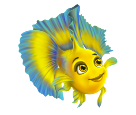 Shark Tooth, a fish friend from the Arya and Krishna adventures